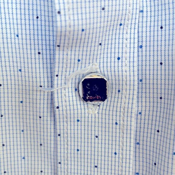 Boys Blue Button down Shirt - Picture 4 of 8